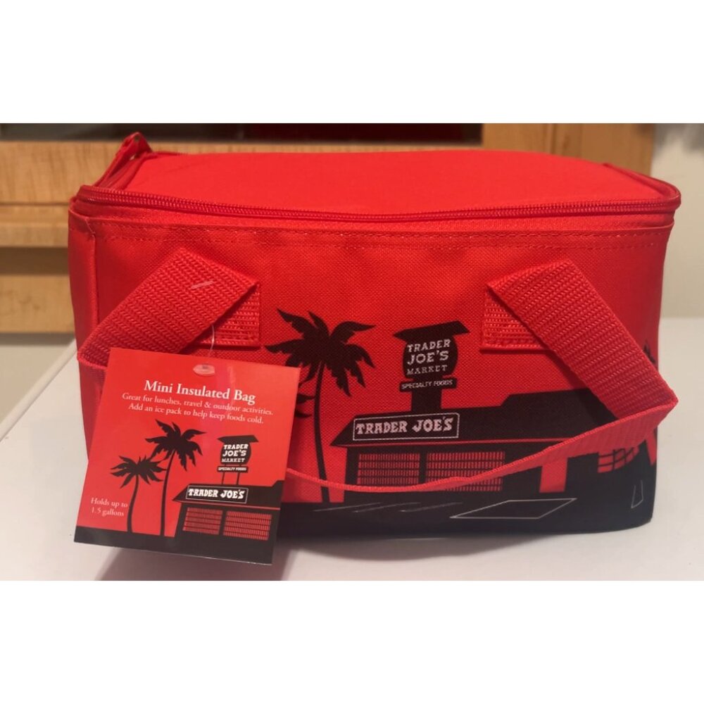 Trader Joe's Mini Insulated Bag—Red